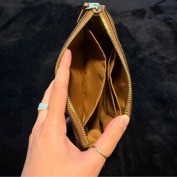 Coach Penny Camel Pebbled Leather Nolita 19 Chain Strap - Picture 8 of 9